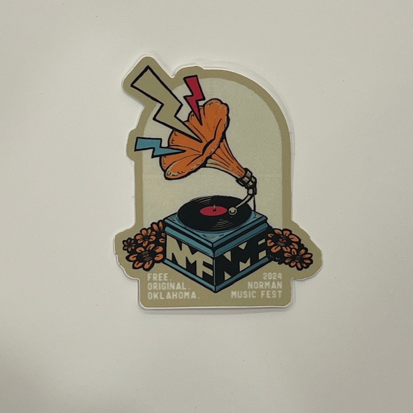 Gramophone Sticker (2024)